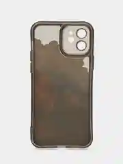 Коричневый чехол для iPhone 11, 12, 13, 14, 15 Pro Max Plus, с принтом, защитой камеры