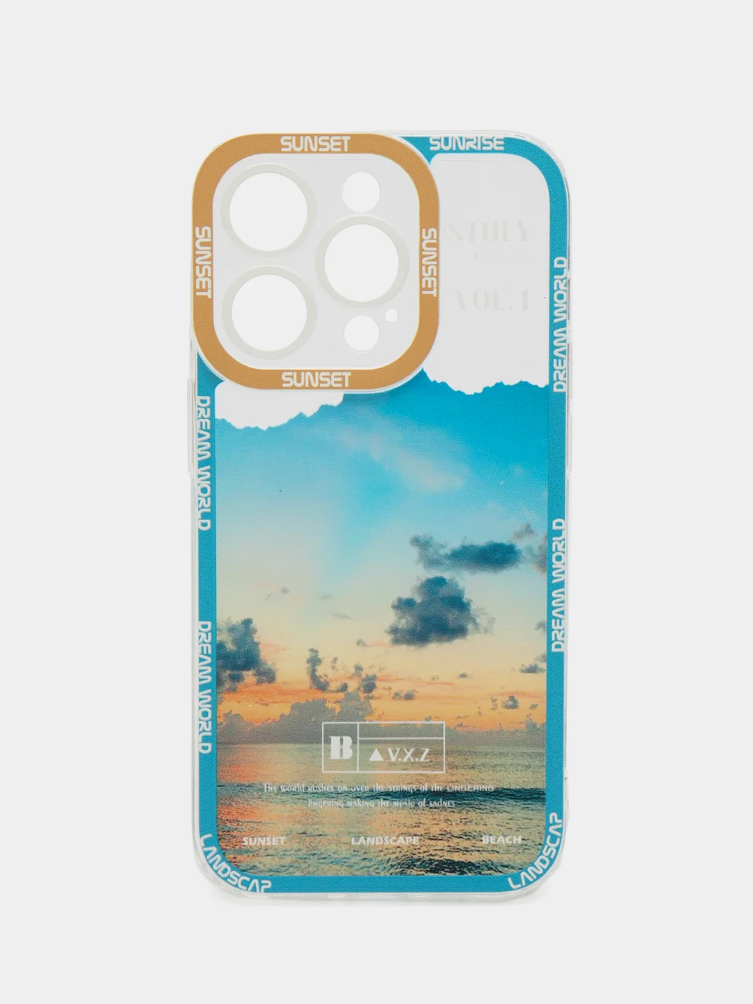 Синий меланж чехол для iPhone 11, 12, 13, 14, 15 Pro Max Plus, с принтом, защитой камеры