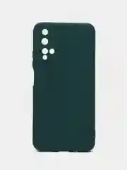 Тёмно-зелёный чехол Honor 20 / Huawei Nova 5T / Хонор 20 / Хуавей Нова 5Т силиконовый цветной матовый