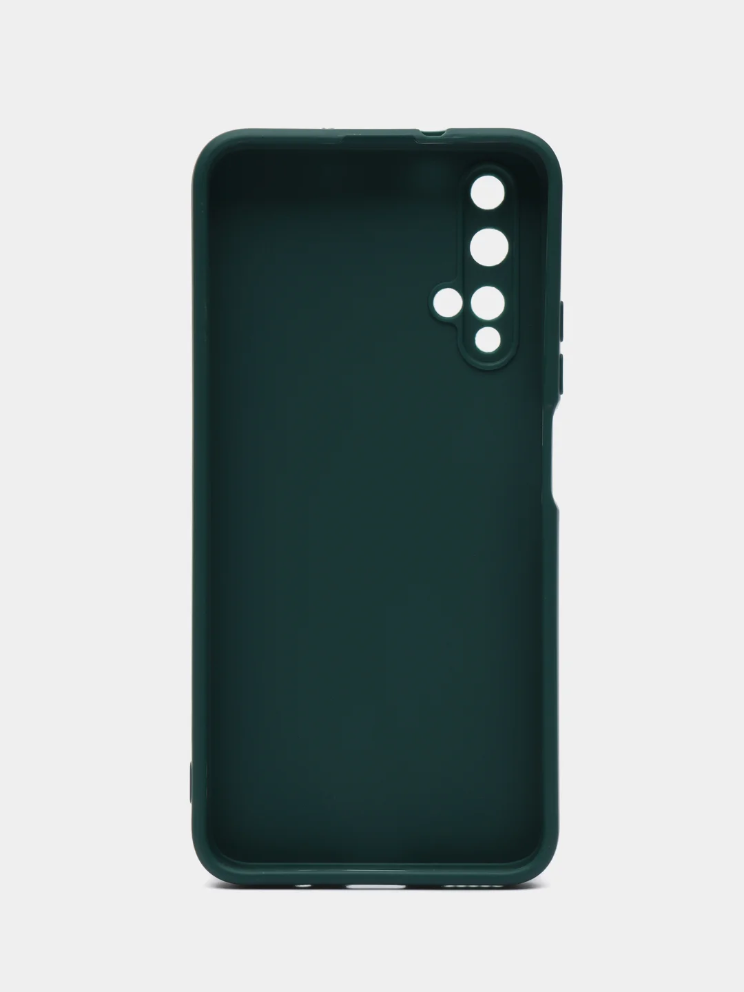 Тёмно-зелёный чехол Honor 20 / Huawei Nova 5T / Хонор 20 / Хуавей Нова 5Т силиконовый цветной матовый