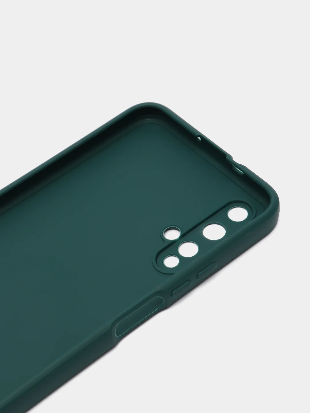 Тёмно-зелёный чехол Honor 20 / Huawei Nova 5T / Хонор 20 / Хуавей Нова 5Т силиконовый цветной матовый