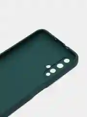 Тёмно-зелёный чехол Honor 20 / Huawei Nova 5T / Хонор 20 / Хуавей Нова 5Т силиконовый цветной матовый