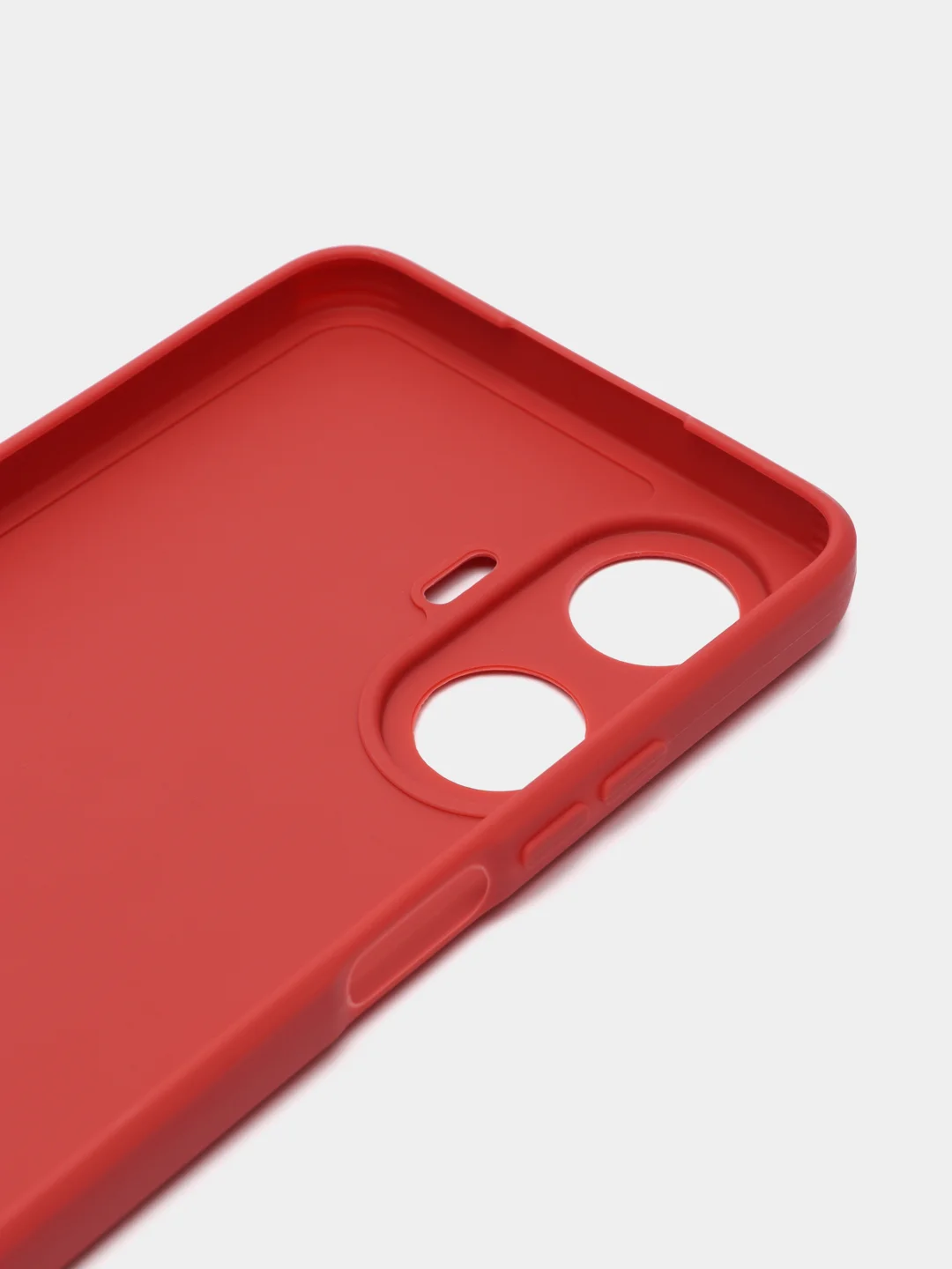 Красный чехол Realme C55, Реалми С55, силиконовый, матовый