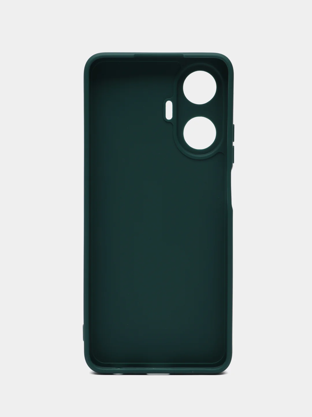 Тёмно-зелёный чехол Realme C55, Реалми С55, силиконовый, матовый