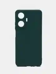 Тёмно-зелёный чехол Realme C55, Реалми С55, силиконовый, матовый
