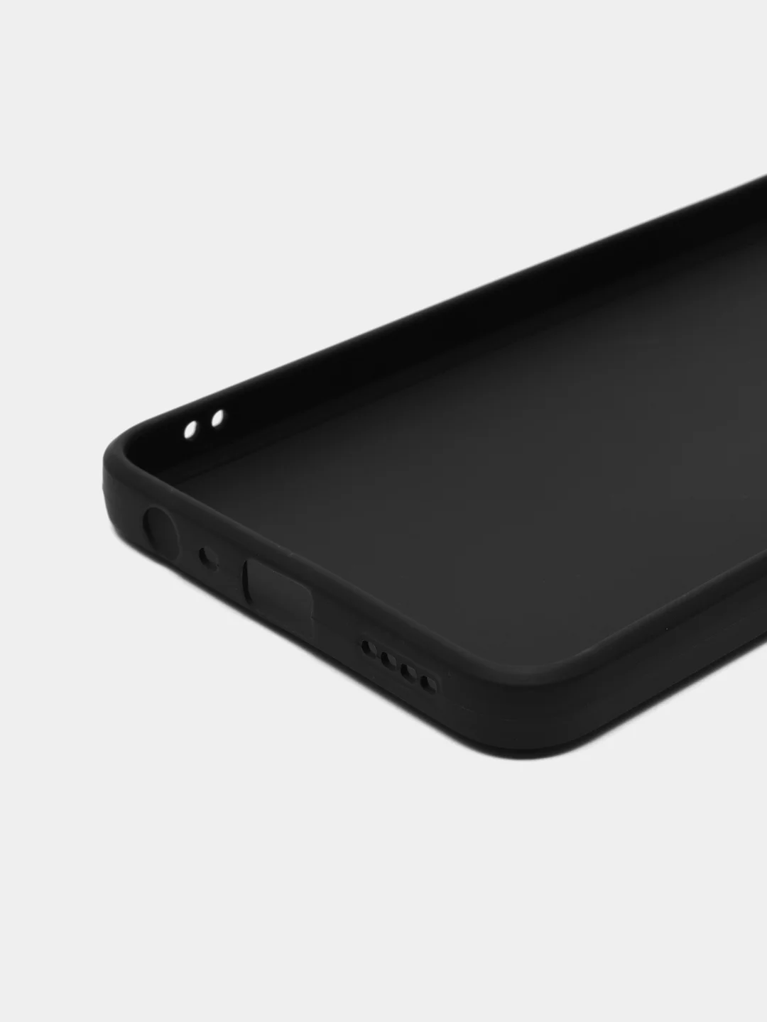 Черный чехол Realme C55, Реалми С55, силиконовый, матовый