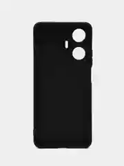 Черный чехол Realme C55, Реалми С55, силиконовый, матовый