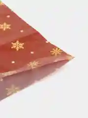 Багровый пакет новогодний, полиэтиленовый, подарочный "Новогодний", 20 х 30 см, набор 5 шт