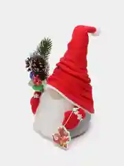 Красный новогодняя игрушка гном, скандинавский гном, интерьерный гном