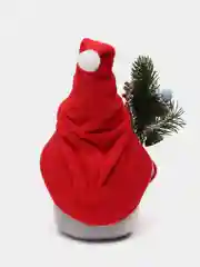 Красный новогодняя игрушка гном, скандинавский гном, интерьерный гном