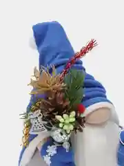 Синий новогодняя игрушка гном, скандинавский гном, интерьерный гном