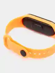 Желтый часы детские, наручные, электронные, с героями мультфильмов и фруктами