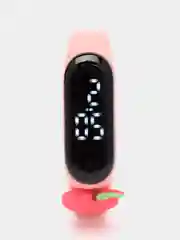 Коралловый часы детские, наручные, электронные, с героями мультфильмов и фруктами