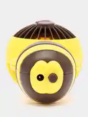 Настольный вентилятор Пчелка, с RGB подсветкой и подставкой для телефона