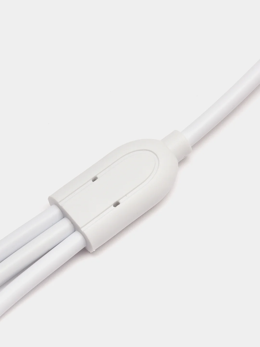 Белый кабель для зарядки телефона 3 в 1, MicroUSB, Type-C, Lightning, Borofone bx17