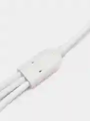Белый кабель для зарядки телефона 3 в 1, MicroUSB, Type-C, Lightning, Borofone bx17