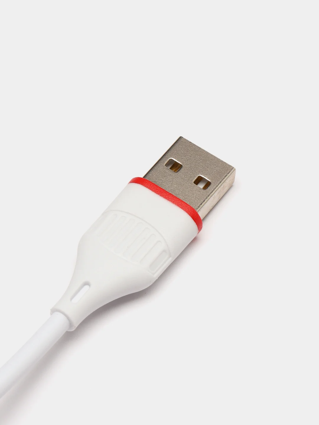 Белый кабель для зарядки телефона 3 в 1, MicroUSB, Type-C, Lightning, Borofone bx17