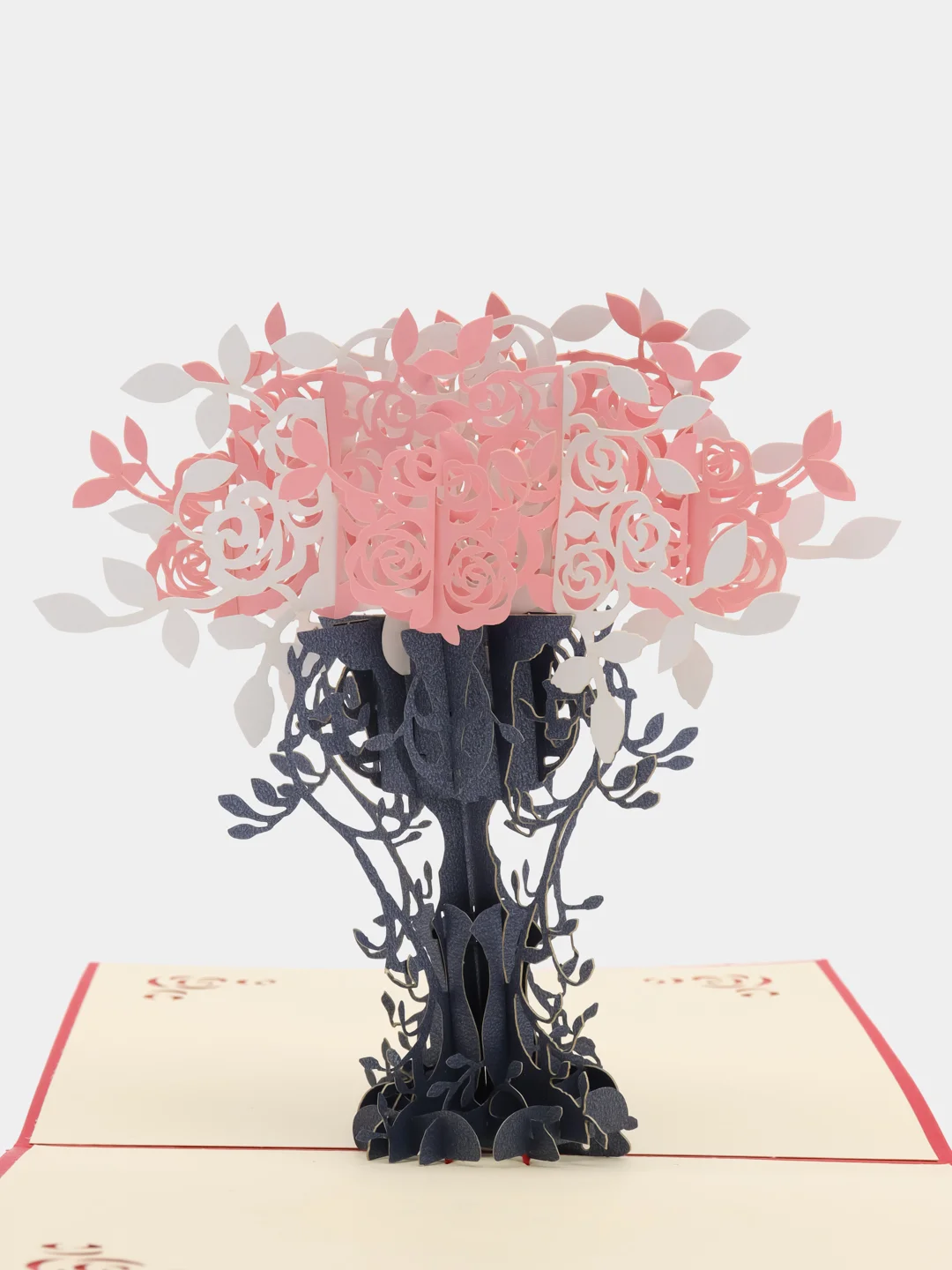 Открытка трехмерная, объемная "Цветущее дерево 3D", 15 х 15 см