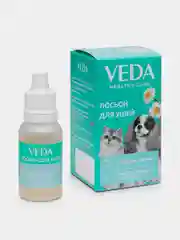 Гигиеническое средство, лосьон для обработки ушей собак и кошек, 15г, VEDA