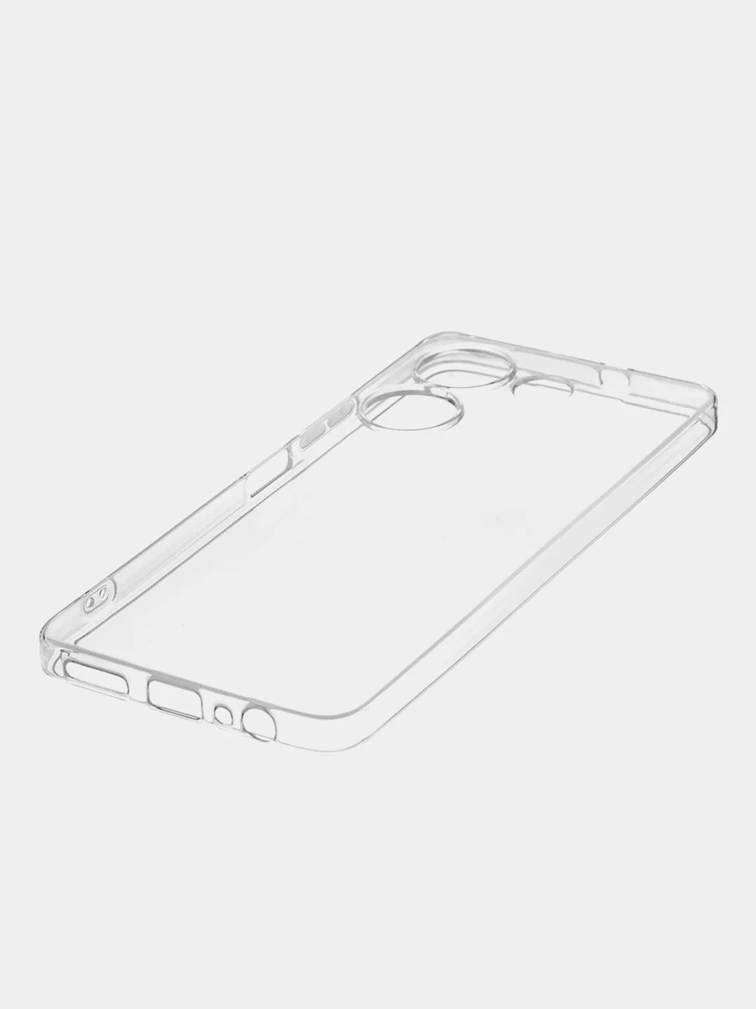 Прозрачный чехол для Tecno Camon 20, 20 Premier силиконовый BROSCORP с защитой камер и от прилипания