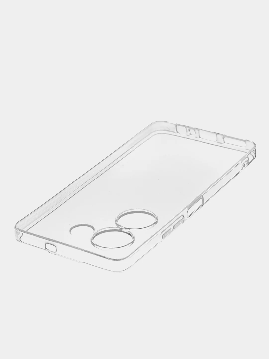 Прозрачный чехол для Tecno Camon 20, 20 Premier силиконовый BROSCORP с защитой камер и от прилипания