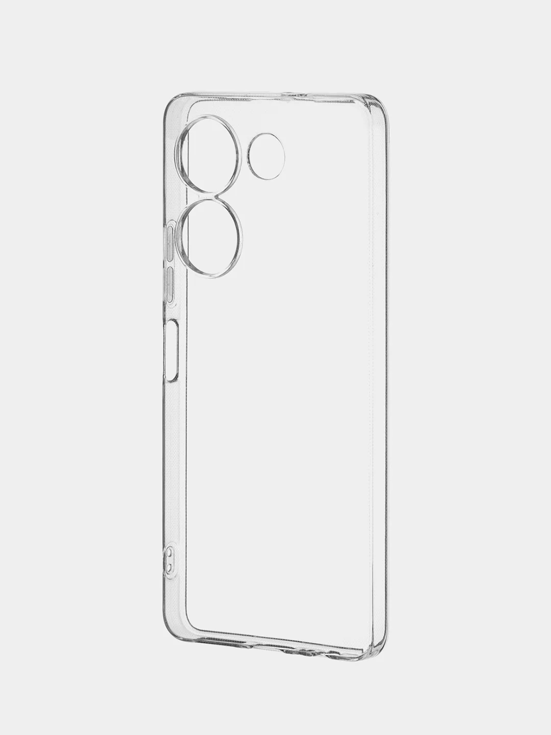 Прозрачный чехол для Tecno Camon 20, 20 Premier силиконовый BROSCORP с защитой камер и от прилипания