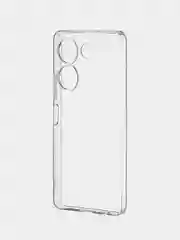 Прозрачный чехол для Tecno Camon 20, 20 Premier силиконовый BROSCORP с защитой камер и от прилипания