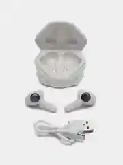 Белый наушники игровые K55, беспроводные