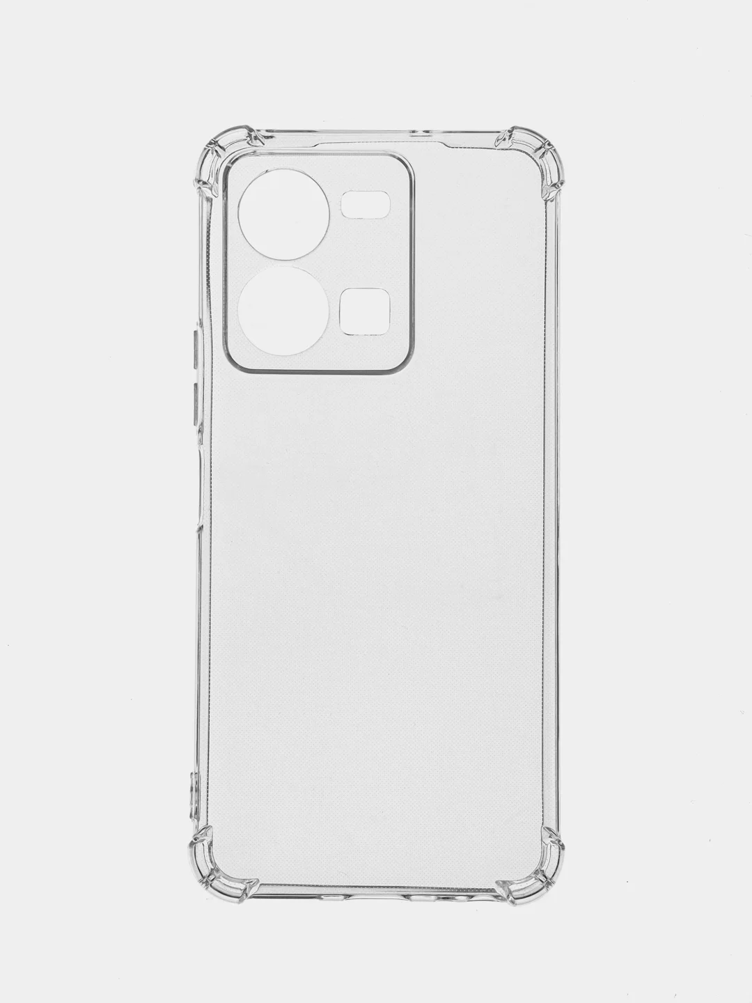 Серебряный чехол Vivo Y35 4G 2022 (Виво у35 4Г 2022), прозрачный