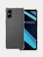 Прозрачный противоударный чехол для Sony Xperia 5 V, силиконовый, ROSCO, с усиленными углами