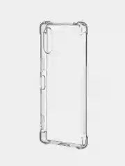 Прозрачный противоударный чехол для Sony Xperia 5 V, силиконовый, ROSCO, с усиленными углами