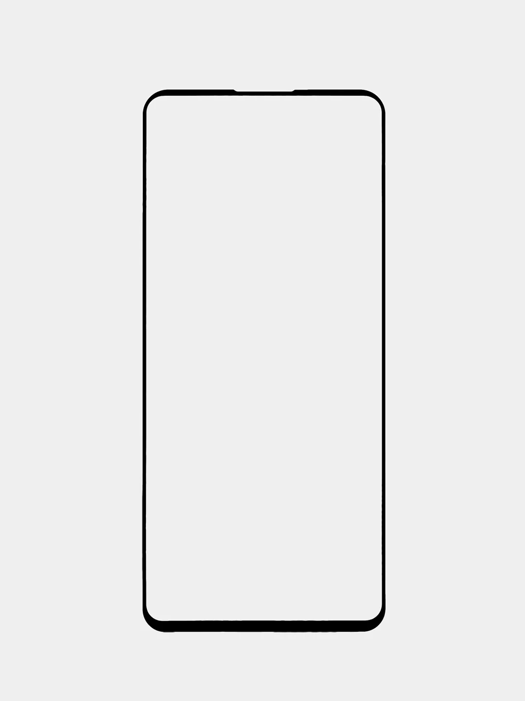 Прозрачный 1-2 шт стекло для Infinix GT 10 Pro защитное BROSCORP с олеофобным покрытием,черной рамкой