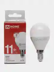 Лампа светодиодная LED-ШАР-VC 11Вт, 230В, Е14, 4000К, 1050Лм, IN HOME
