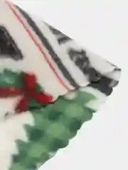 Разноцветный плед флисовый, новогодний, 130 х 150 см, подарок и украшение на Новый Год