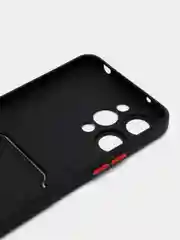 Черный чехол с карманом для Xiaomi Redmi 12 (Редми 12)