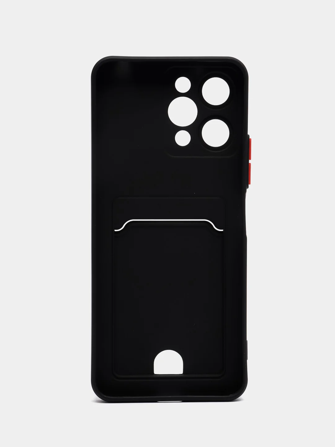 Черный чехол с карманом для Xiaomi Redmi 12 (Редми 12)