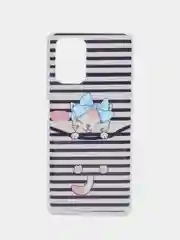 Индиго чехол Xiaomi Redmi Note 10, Redmi Note 10S, Poco M5s, Поко М5с, силиконовый, с рисунком