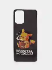 Светло-оранжевый чехол Xiaomi Redmi Note 10, Redmi Note 10S, Poco M5s, Поко М5с, силиконовый, с рисунком