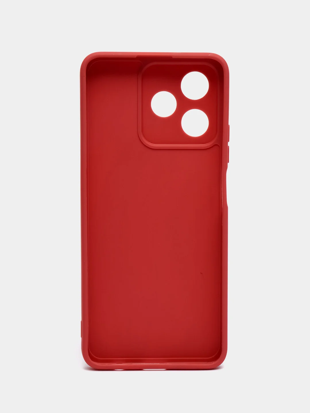 Красный чехол для Realme C51, C53 / Реалми C51, С53 / Realme Note 50, силиконовый, матовый