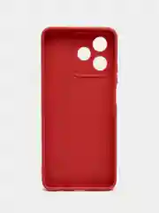 Красный чехол для Realme C51, C53 / Реалми C51, С53 / Realme Note 50, силиконовый, матовый