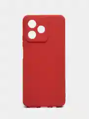 Красный чехол для Realme C51, C53 / Реалми C51, С53 / Realme Note 50, силиконовый, матовый