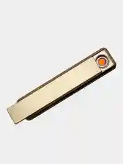 Электронная зажигалка USB, гравировка "Рустем"