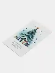 Серый новогодние открытки, 9 х 14,8 см, открытки с новым годом
