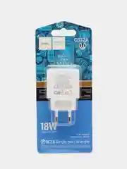Белый сетевое зарядное устройство с быстрой зарядкой, QC3.0, 18W