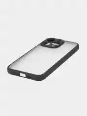 Белый чехол для Apple iPhone 14, 15 Pro Max/Pro/Plus пластиковый BROSCORP с силиконовой защитой