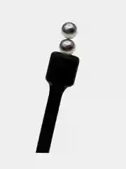 Черный микронаушник магнитный Help-Ear Crona Lite проводной, на батарейке, встроенный микрофон