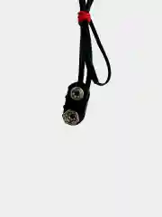 Черный микронаушник магнитный Help-Ear Crona Lite проводной, на батарейке, встроенный микрофон