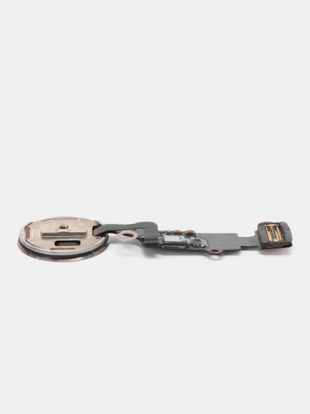 Серебряный кнопка Home для iPhone 7, 7 Plus, 6, 6S, 6S Plus с толкателем и шлейфом