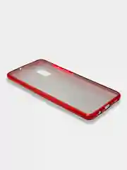 Красный чехол блестящий Samsung Galaxy A02S, A52, A72, накладка c блёстками Самсунг