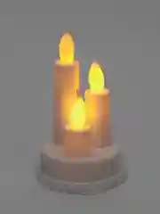 Белый свеча декоративная, на батарейках